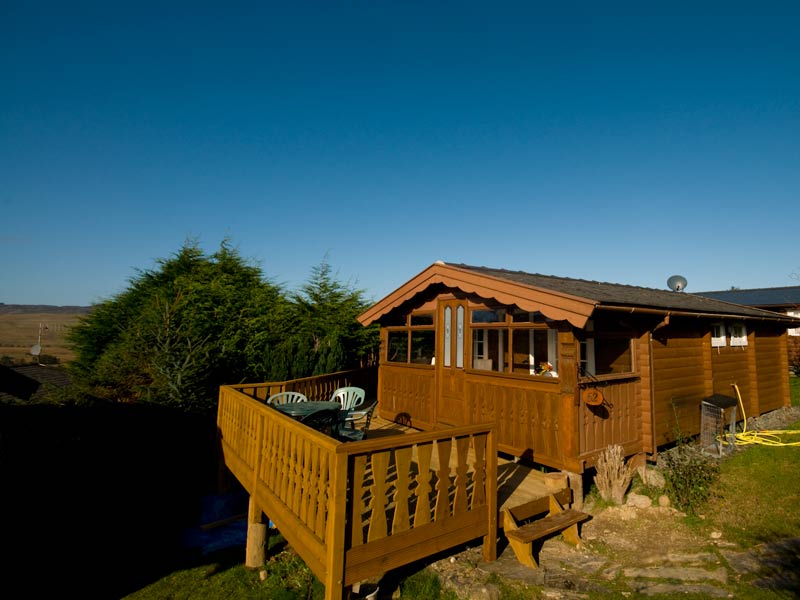 log cabin holiday in wales