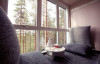 the cabin interior