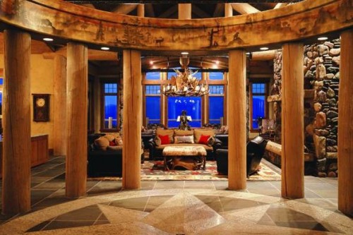 luxury log cabin usa 