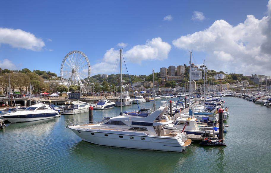 Torquay Harbour, log cabin holidays in Devon