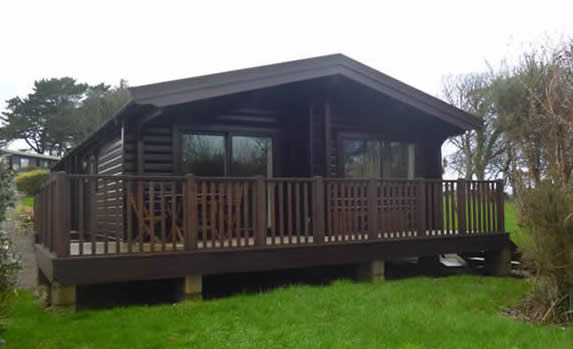 log cabin holiday in wales
