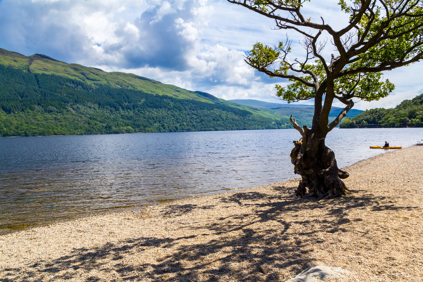 log cabin holiday in scotland Loch Lomond