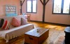 woodland cabin lounge