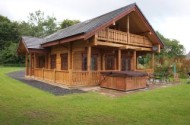 log cabins in wales