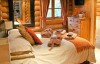 brynallt country park cabin bedroom