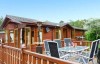 log cabin balcony