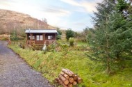 the log cabin scotland view