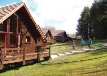 Redwood Lodge at Eastcott Lodges in the Tamar Valley