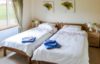 Yorkshire lodge Richmond twin bedroom