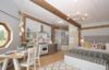 Aurora lodge, Aberaeron open plan
