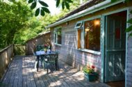 Perriwinkle log cabin Bude North Cornwall