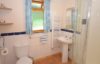 Perriwinkle log cabin Bude North Cornwall bathroom