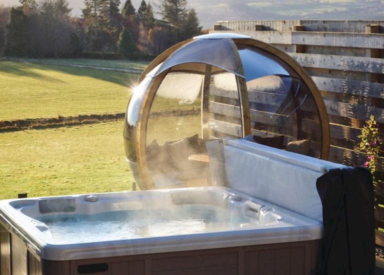 Kessock Highland Lodges hot tub lodge in the Scottish Highlands